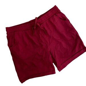 Jockey athleisure shorts comfortable classic pockets elastic waist modest length